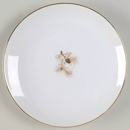 Golden Pine Bread & Butter Plate by ACI