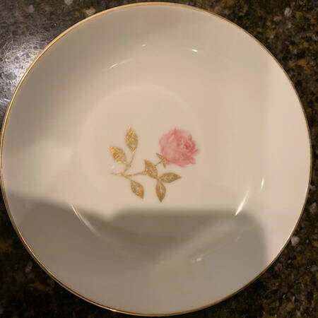 Golden Rose Fruit/Dessert (Sauce) Bowl