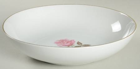 Golden Rose 9" Round Vegetable Bowl
