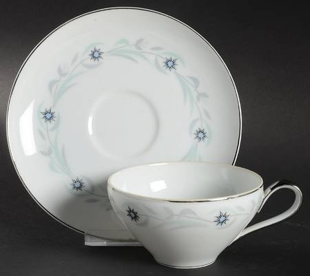 Janice Flat Cup & Saucer Set