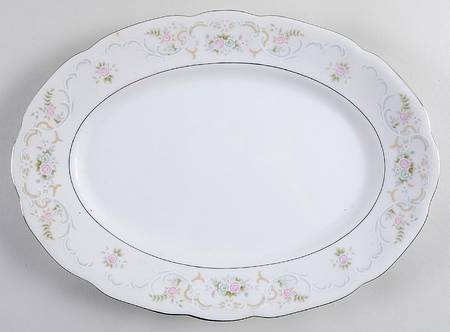 Delila 12" Oval Serving Platter by Acsons