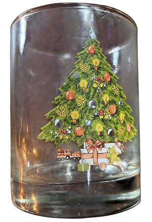 Holiday Magic Glassware Double Old Fashioned