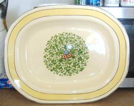 1353 15" Oval Serving Platter