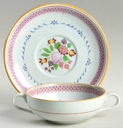 2020 Cream Soup Bowl & Saucer Set