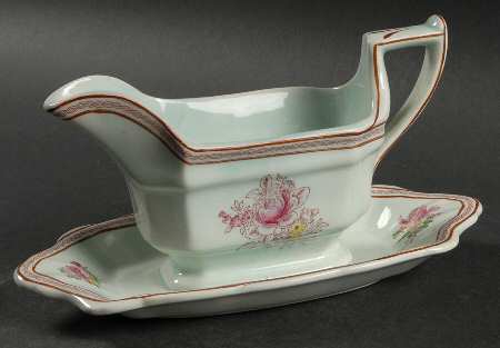 2418 Gravy Boat with Attached Underplate