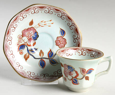 ADA12 Footed Demitasse Cup & Saucer Set