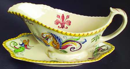 ADA22 Gravy Boat with Attached Underplate