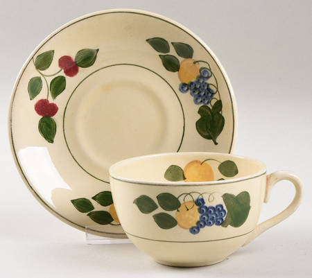 1346B Flat Cup & Saucer Set