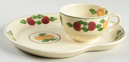 1346B Snack Plate & Cup Set