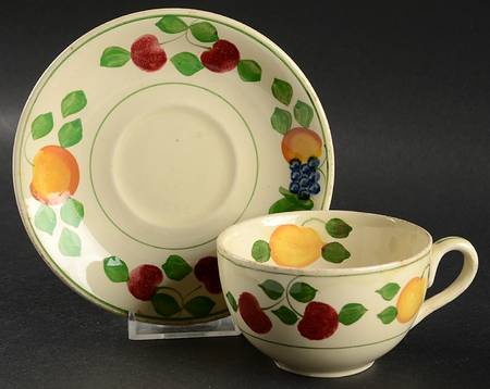 1346B Flat Cup & Saucer Set
