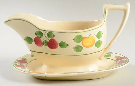 1346B Gravy Boat with Attached Underplate