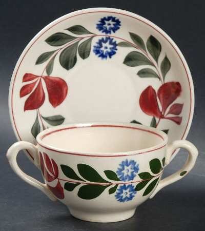 Alcazar Flat Bouillon Cup & Saucer