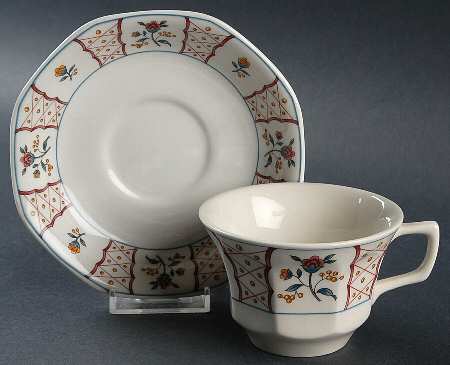 Anita Flat Cup & Saucer Set