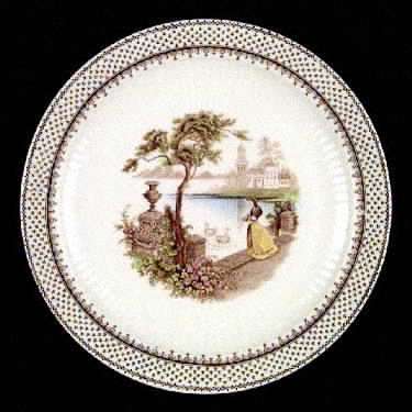 Antoinette Multicolor Luncheon Plate