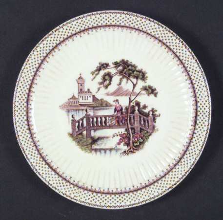 Antoinette Multicolor Bread & Butter Plate