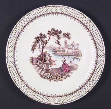 Antoinette Multicolor Salad Plate