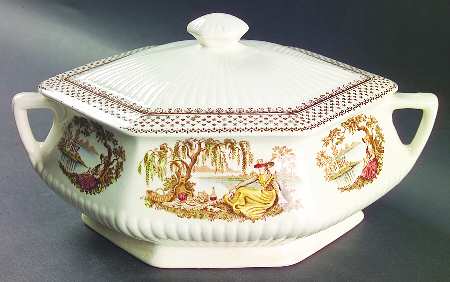 Antoinette Multicolor Oval Covered Vegetable