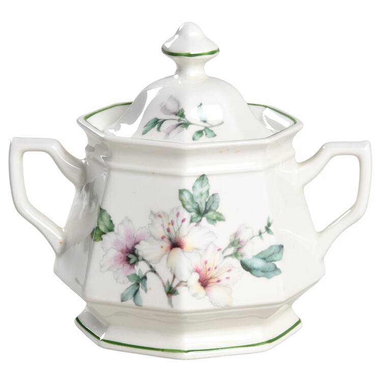Azalea Sugar Bowl & Lid