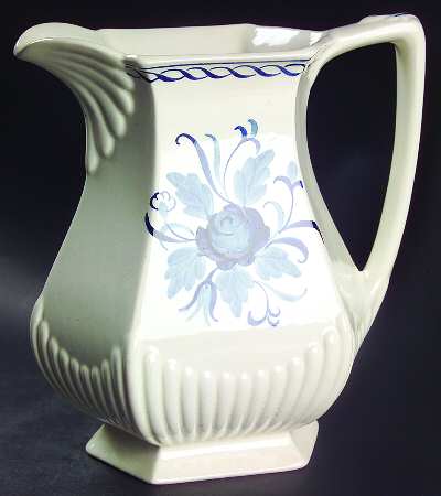 Baltic Blue (Newer, White) 48 Oz Pitcher