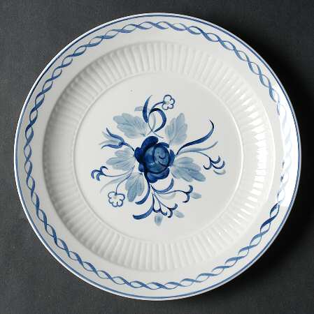 Baltic Blue (Newer, White) Salad Plate