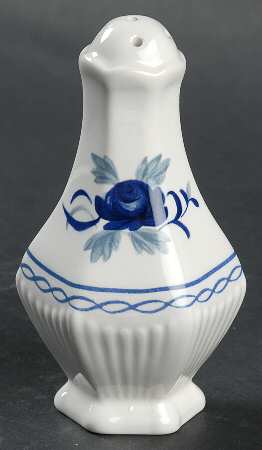 Baltic Blue (Newer, White) Pepper Shaker