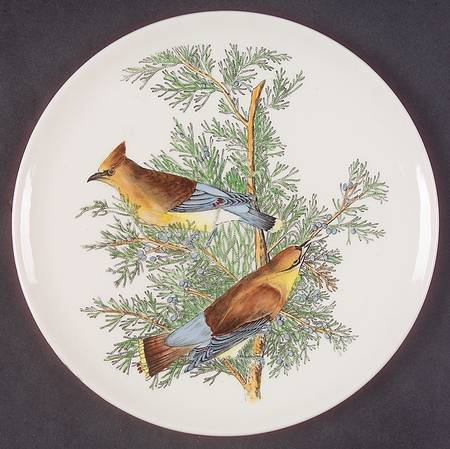 Birds of America Coupe Dessert Plate