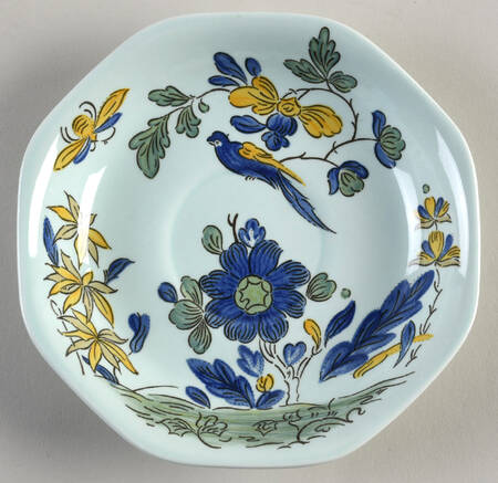Blue Parrot (Celadon) Saucer