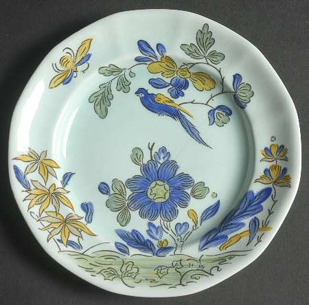Blue Parrot (Celadon) Bread & Butter Plate