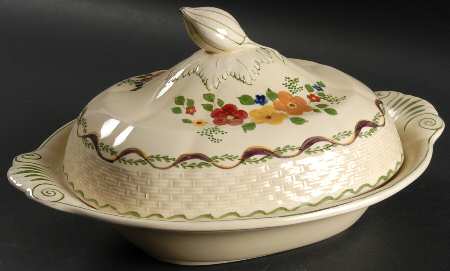 Blossomtime Oval Covered Vegetable