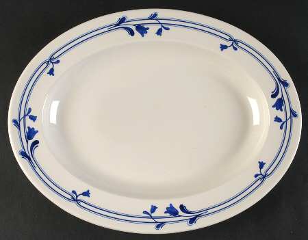 Bluebell 13" Oval Serving Platter