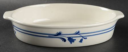Bluebell 10" Oval Baker