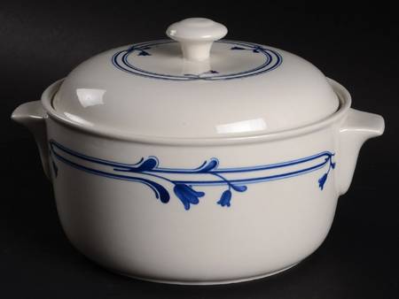 Bluebell 1 Qt Round Covered Casserole