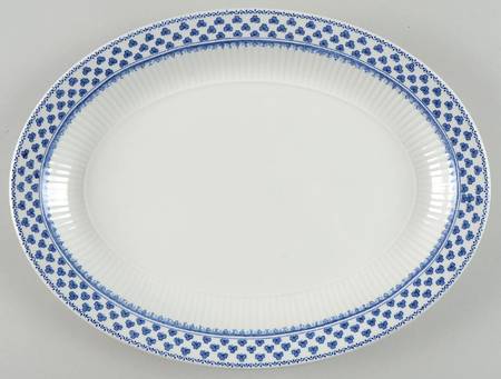 Brentwood (Adams Back Stamp) 12" Oval Serving Platter