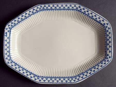 Brentwood (Adams Back Stamp) 11" Oval Serving Platter