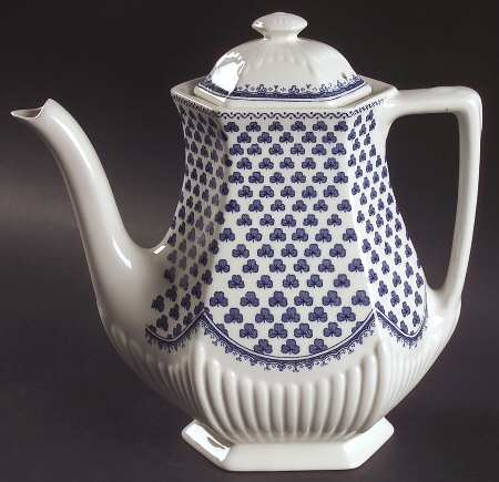 Brentwood (Adams Back Stamp) Small Coffee Pot & Lid
