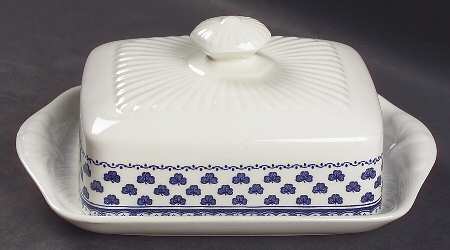 Brentwood (Adams Back Stamp) Rectangular Covered Butter