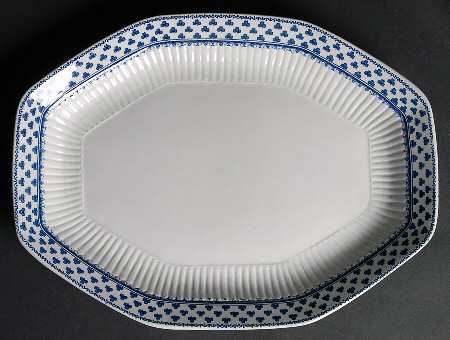 Brentwood (Adams Back Stamp) 13" Oval Serving Platter