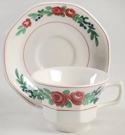 Bridgwater Flat Cup & Saucer Set