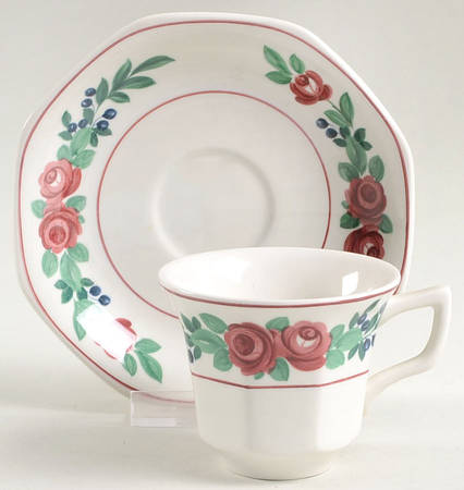 Bridgwater Flat Demitasse Cup & Saucer Set