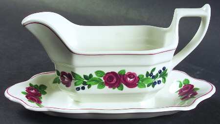 Bridgwater Gravy Boat with Attached Underplate