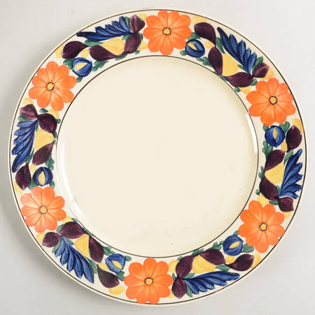 Brocade Luncheon Plate