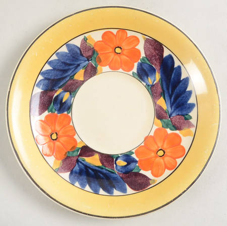 Brocade Saucer for Bouillon Cup