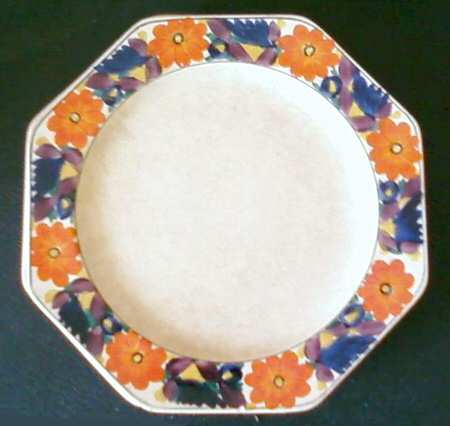 Brocade Octagonal Salad Plate