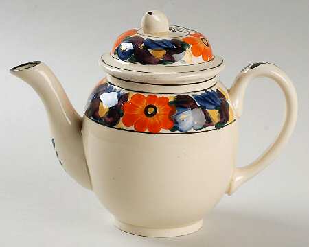 Brocade Individual Teapot & Lid