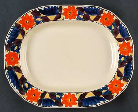 Brocade 11" Oval Serving Platter