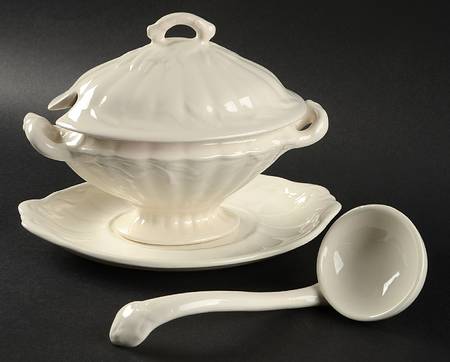 Ceres Cream Sauce Boat & Lid & Underplate & Ladle
