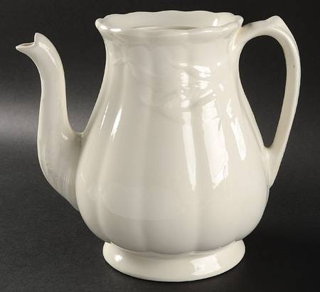 Ceres Cream Coffee Pot No Lid