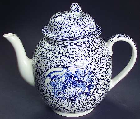 Chinese Bird Teapot & Lid
