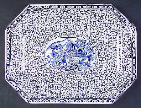 Chinese Bird 12" Oval Serving Platter