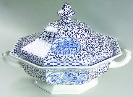 Chinese Bird Round Covered Vegetable by Adams China